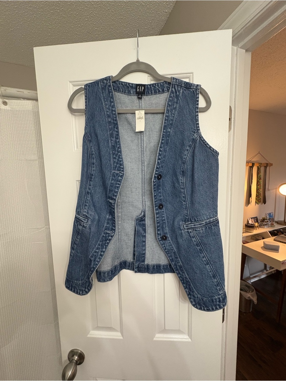 GAP Denim Vest in Blue